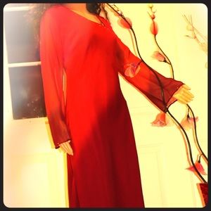Brand new with tags L/S Red Dress (sz M)
